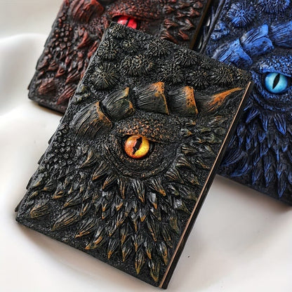 🐉Dragon Eye 3D Embossed Journal - Handmade Resin Engraved Notebook🐉