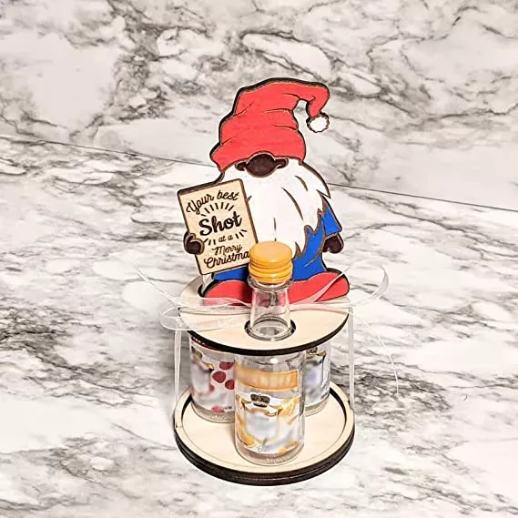 🥂Best Shot At A Merry Christmas Bottle Holder🎅