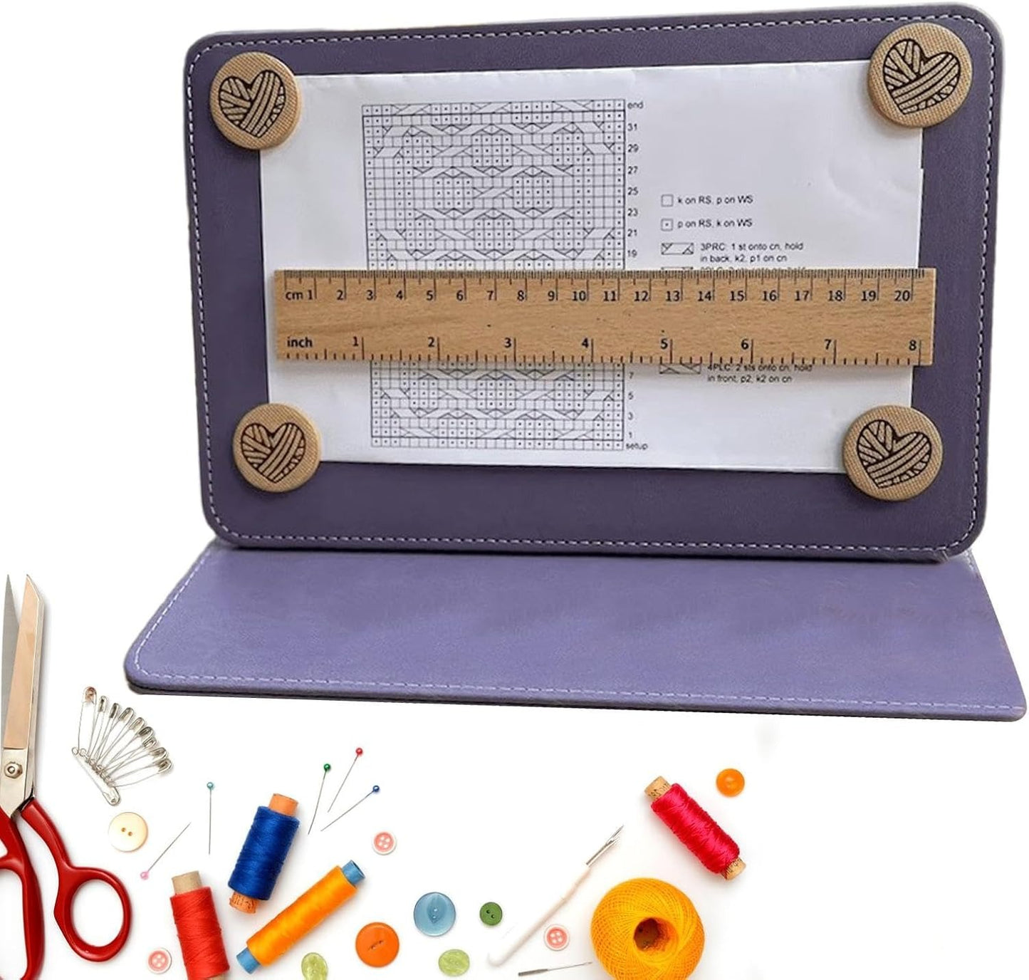 2024 New Folding Knitting Pattern Chart Frame📏