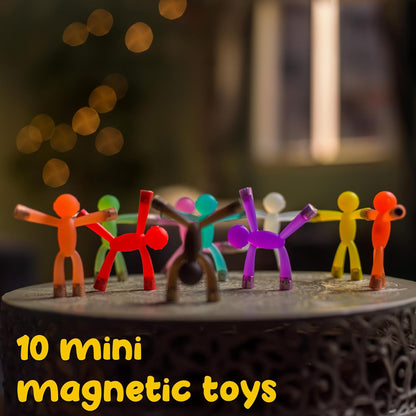 🤼10 Pcs Mini Novelty Strong Magnetic Toys
