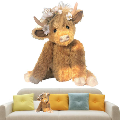 🔥Hot Sale 40% Off🔥Highland Cow Wearing Flowers