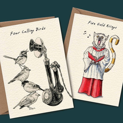 🎄Early Christmas Sale 🔥-Twelve Days Of Christmas Card Set