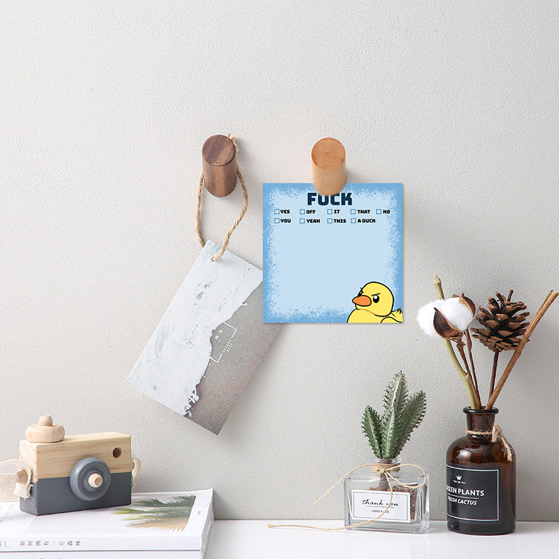 🥰Best Christmas Gift - 🤣Funny Sassy Duck Sticky Notes🎁