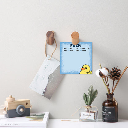 🥰Best Christmas Gift - 🤣Funny Sassy Duck Sticky Notes🎁
