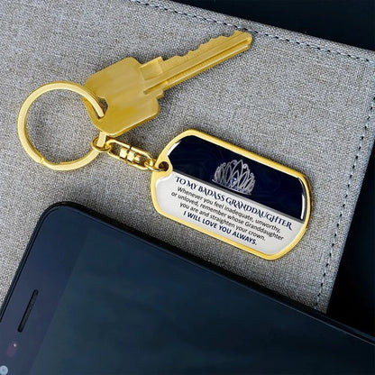 💖Keepsake for Granddaughter Keychain ⚡LIMITED QUANTITIES AVAILABLE