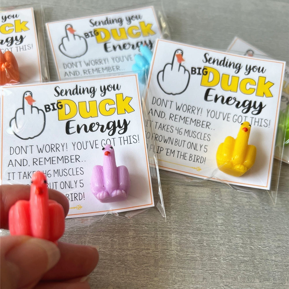 🤣Funny Middle Finger Duck Lucky Charm Gift🤣