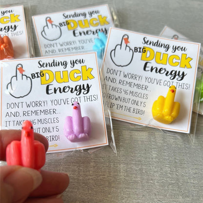 🤣Funny Middle Finger Duck Lucky Charm Gift🤣