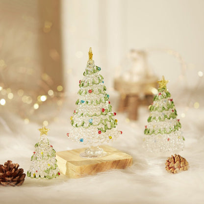 🌊Handmade Stained Glass Christmas Trees