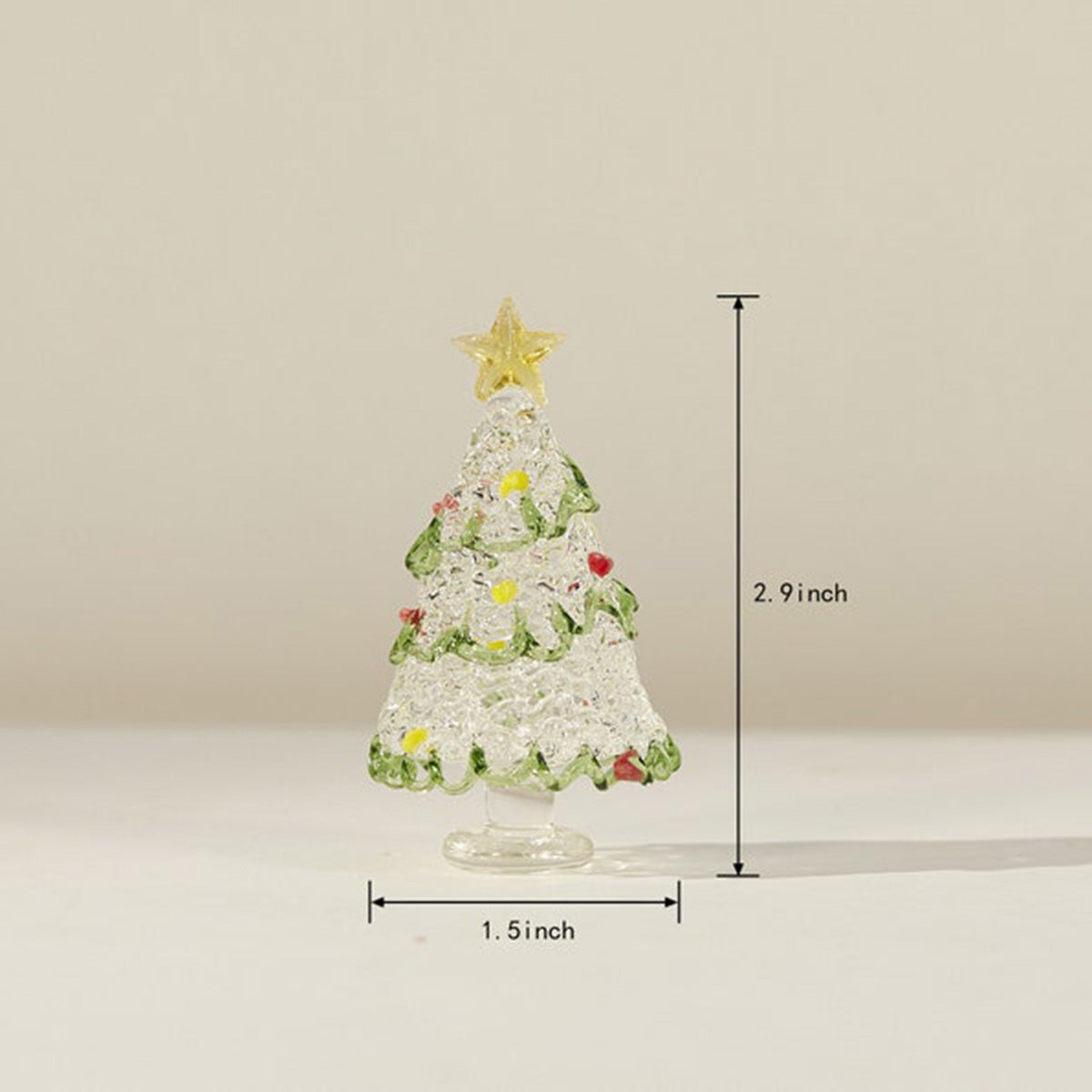 🌊Handmade Stained Glass Christmas Trees