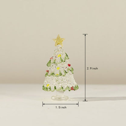 🌊Handmade Stained Glass Christmas Trees