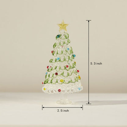 🌊Handmade Stained Glass Christmas Trees