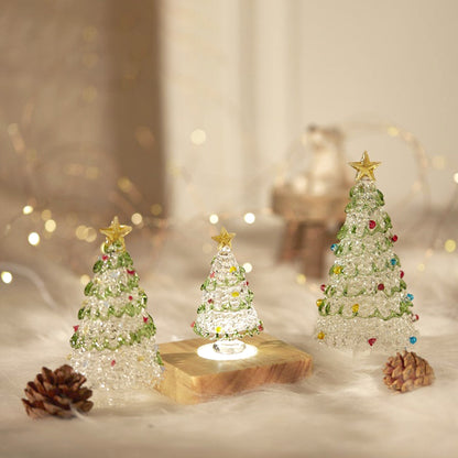 🌊Handmade Stained Glass Christmas Trees