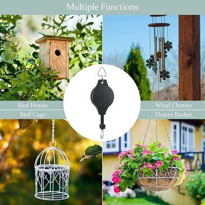 💥Blowout Sale 40% OFF🌳Plant Pulley Set For Garden Baskets Pots, Birds Feeder