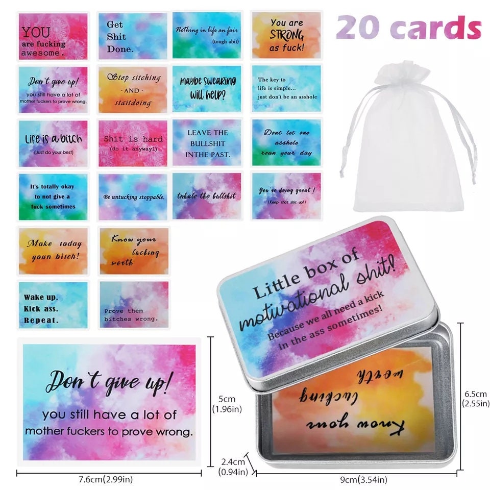 🔥HOT SALE-✡️Funny Motivation Cards Gift🎁
