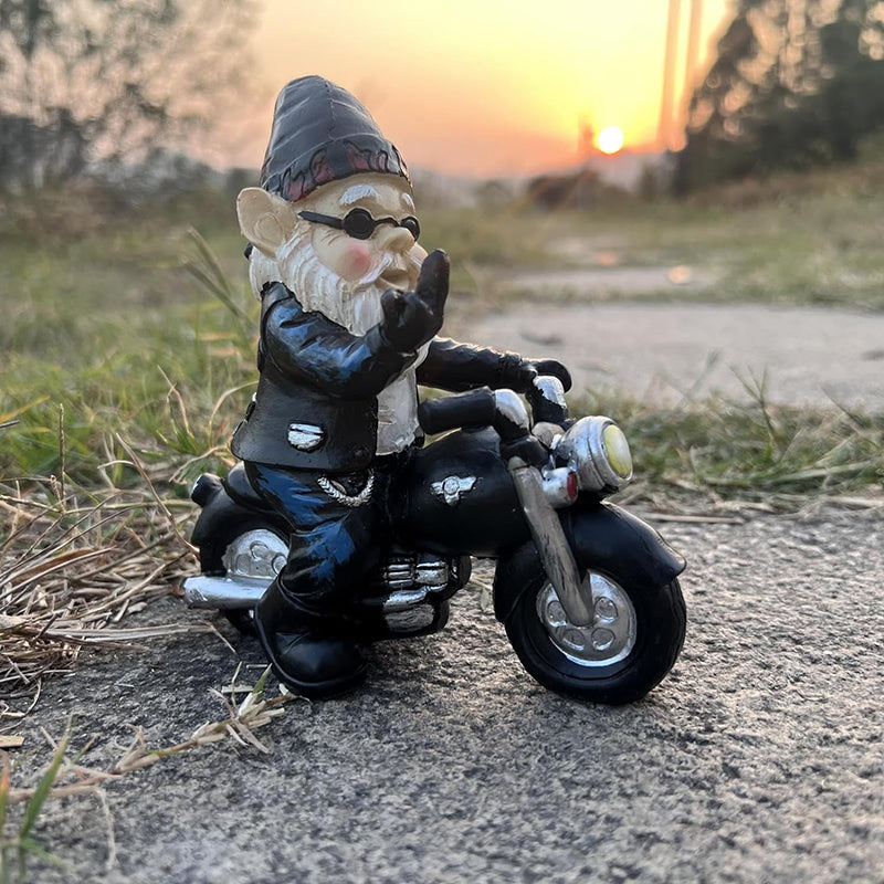 🔥BUY 2 FREE SHIPPING-Middle Finger Dwarf Motorcycle😂