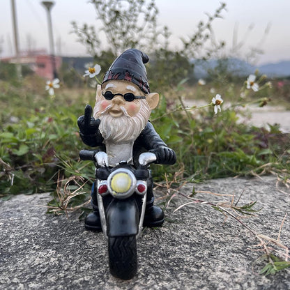🔥BUY 2 FREE SHIPPING-Middle Finger Dwarf Motorcycle😂