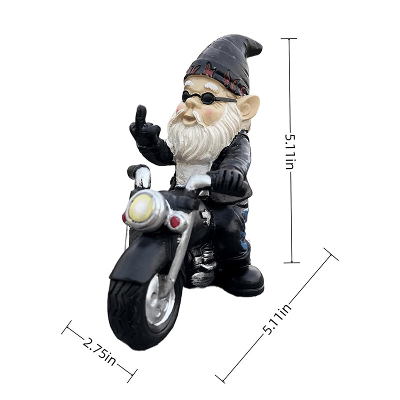 😂Middle Finger Dwarf Motorcycle