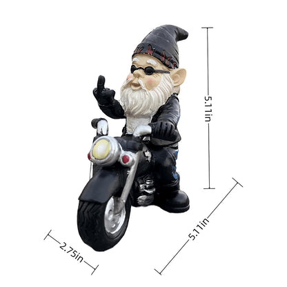 🔥BUY 2 FREE SHIPPING-Middle Finger Dwarf Motorcycle😂