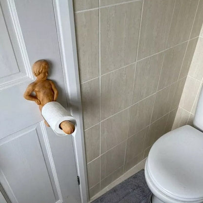 🤣Funny Wood Toilet Roll Holder🤣