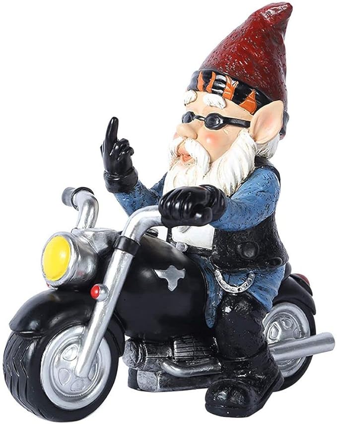 😂Middle Finger Dwarf Motorcycle