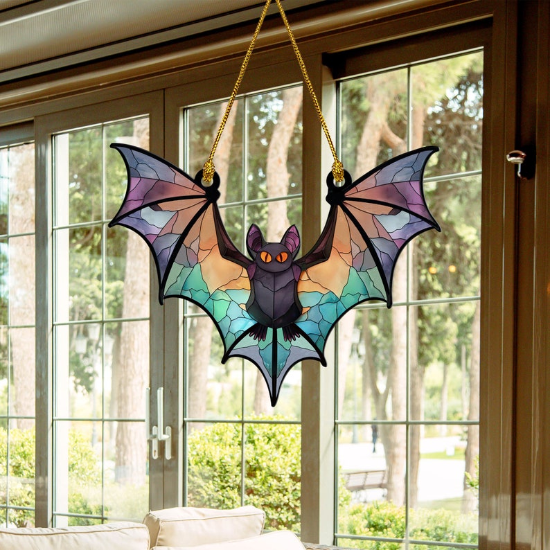 Halloween Bat Window Hanging
