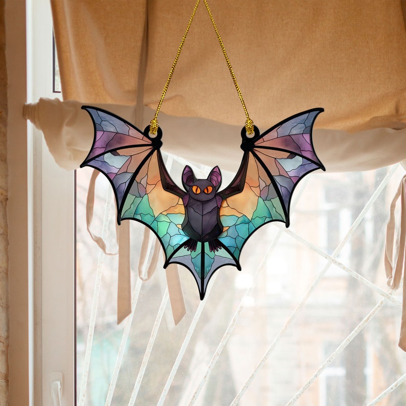 Halloween Bat Window Hanging