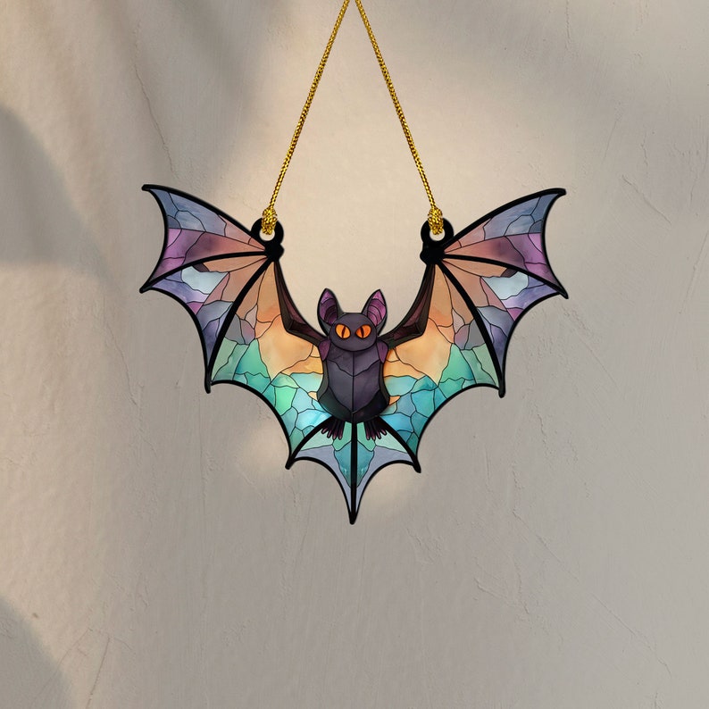 Halloween Bat Window Hanging