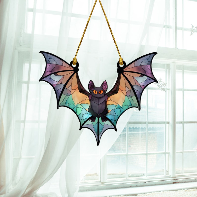 Halloween Bat Window Hanging