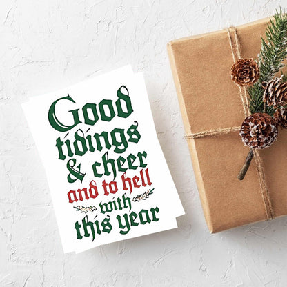 🦖Funny Christmas Greeting Cards✉🎁