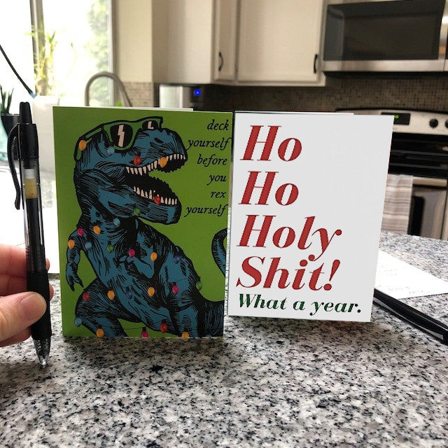 🦖Funny Christmas Greeting Cards✉🎁