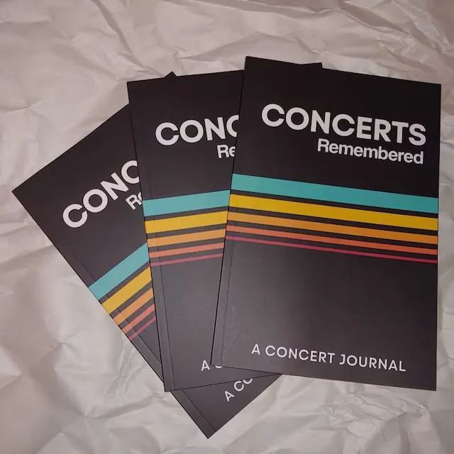 🎼Concert Journal | Track Favorite Concerts