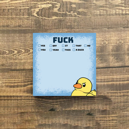 🥰Best Christmas Gift - 🤣Funny Sassy Duck Sticky Notes🎁