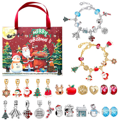 💥78% OFF NOW💥--24 Pcs DIY Christmas Advent Calendar Bracelets Set❤