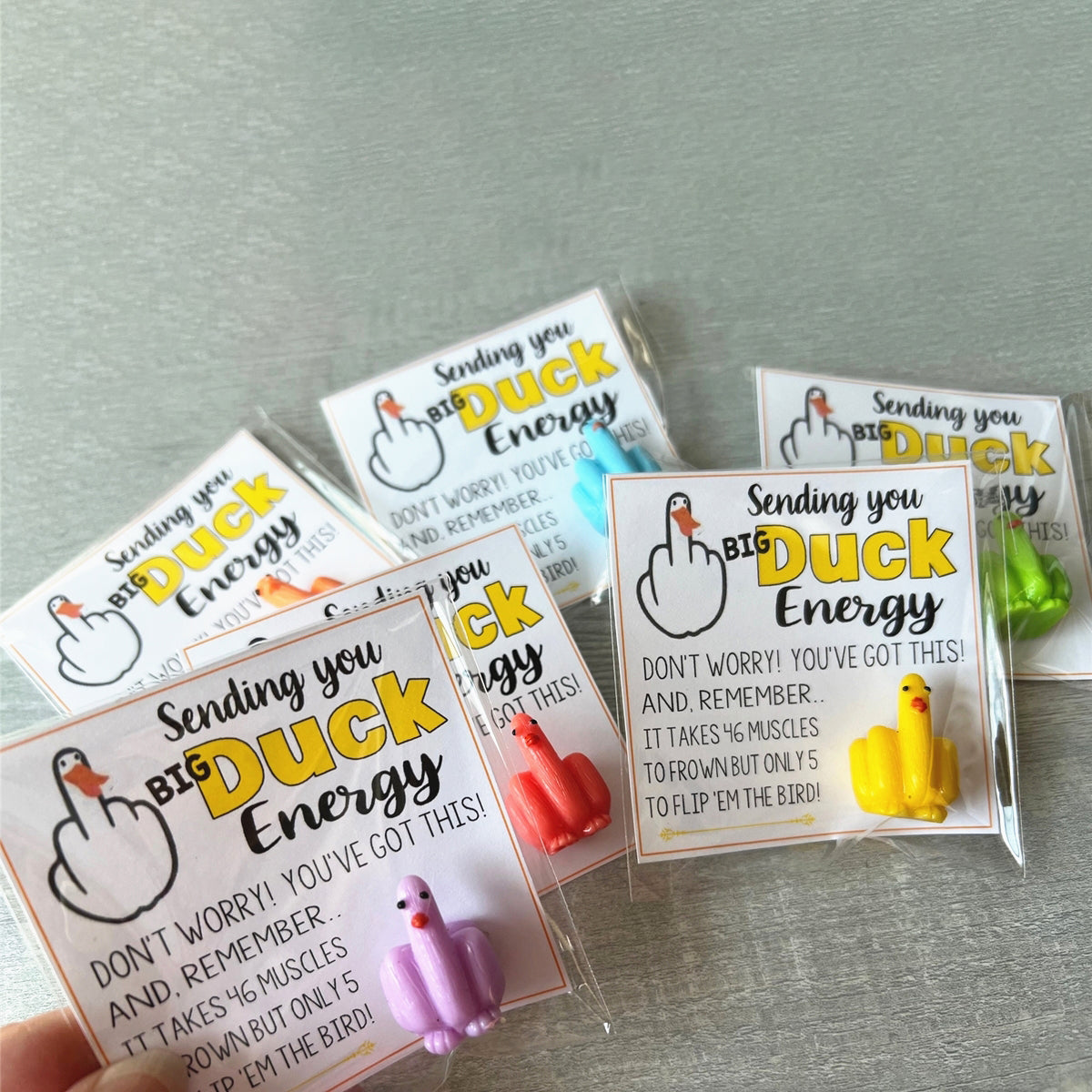 🤣Funny Middle Finger Duck Lucky Charm Gift🤣