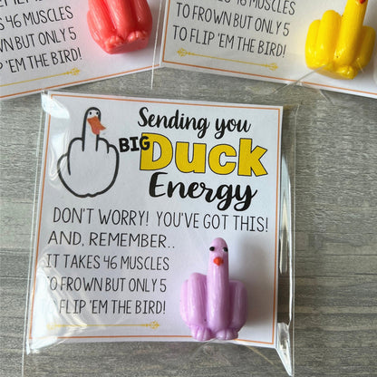 🤣Funny Middle Finger Duck Lucky Charm Gift🤣