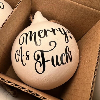 🎁Christmas Funny Offensive Bauble-Rude Baubles 🎄