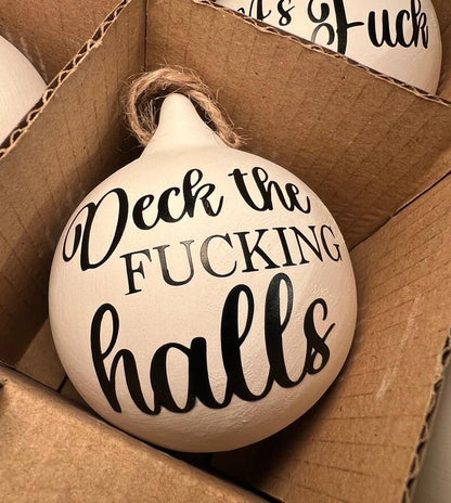 🎁Christmas Funny Offensive Bauble-Rude Baubles 🎄