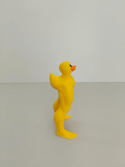 🦆💪Middle Finger Muscular Legs Duck
