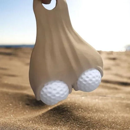 Golf Ball Testicle Sac Holder: The Ultimate Gag Golfer Gift! ⛳🤣
