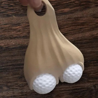Golf Ball Testicle Sac Holder: The Ultimate Gag Golfer Gift! ⛳🤣