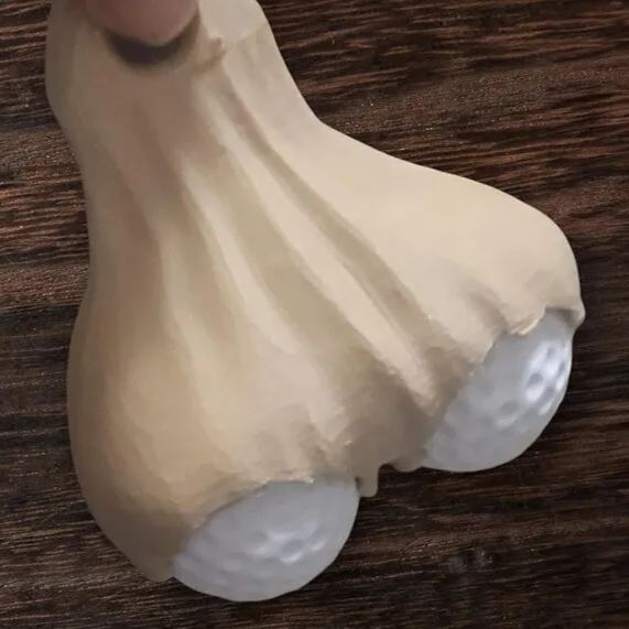 Golf Ball Testicle Sac Holder: The Ultimate Gag Golfer Gift! ⛳🤣
