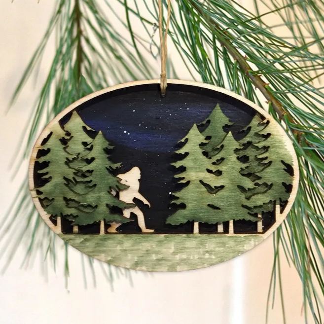 🌲2024 Christmas Gift 50% Off--Bigfoot Christmas Ornament🦶
