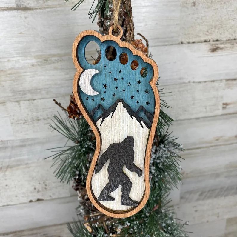 🌲2024 Christmas Gift 50% Off--Bigfoot Christmas Ornament🦶