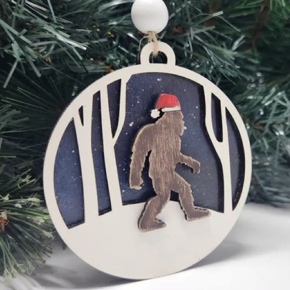 🌲2024 Christmas Gift 50% Off--Bigfoot Christmas Ornament🦶