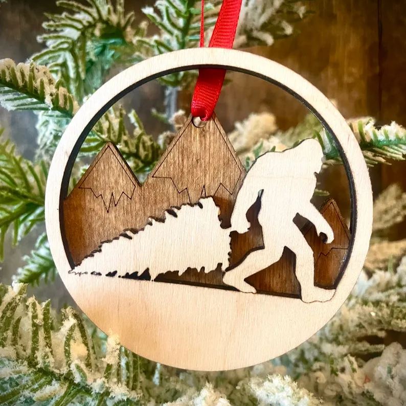 🌲2024 Christmas Gift 50% Off--Bigfoot Christmas Ornament🦶