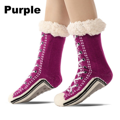 🔥CHRISTMAS HOT SALE🔥Ultra-thick Cashmere Slipper Home Socks