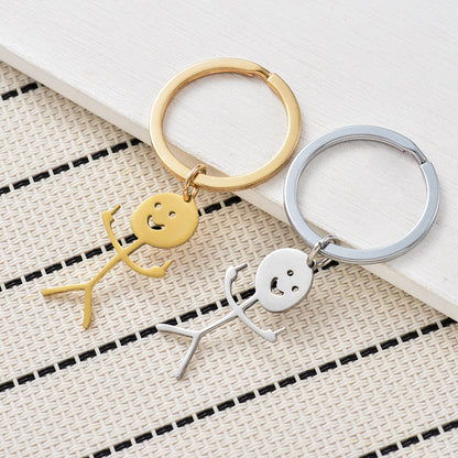 🤣Smiley Middle Finger Pendant Keychain