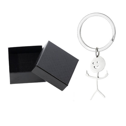 🤣Smiley Middle Finger Pendant Keychain