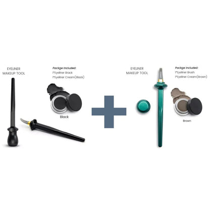 🔥Mother's Day Hot Sale 49% OFF-Flawless Eyeliner Set with Eyeliner Cream