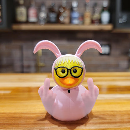 Middle Finger Bunny Duckling: The Sassy Easter Rebel 🦆✋🐰